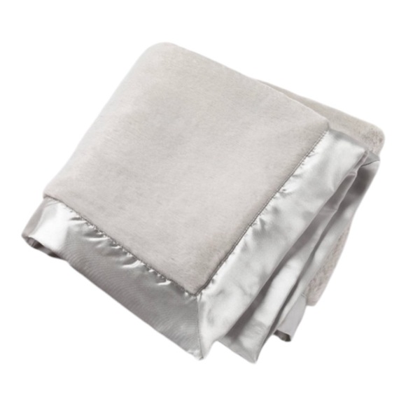 Cloud Island Gray Satin Edge Baby Blanket - Picture 5 of 10